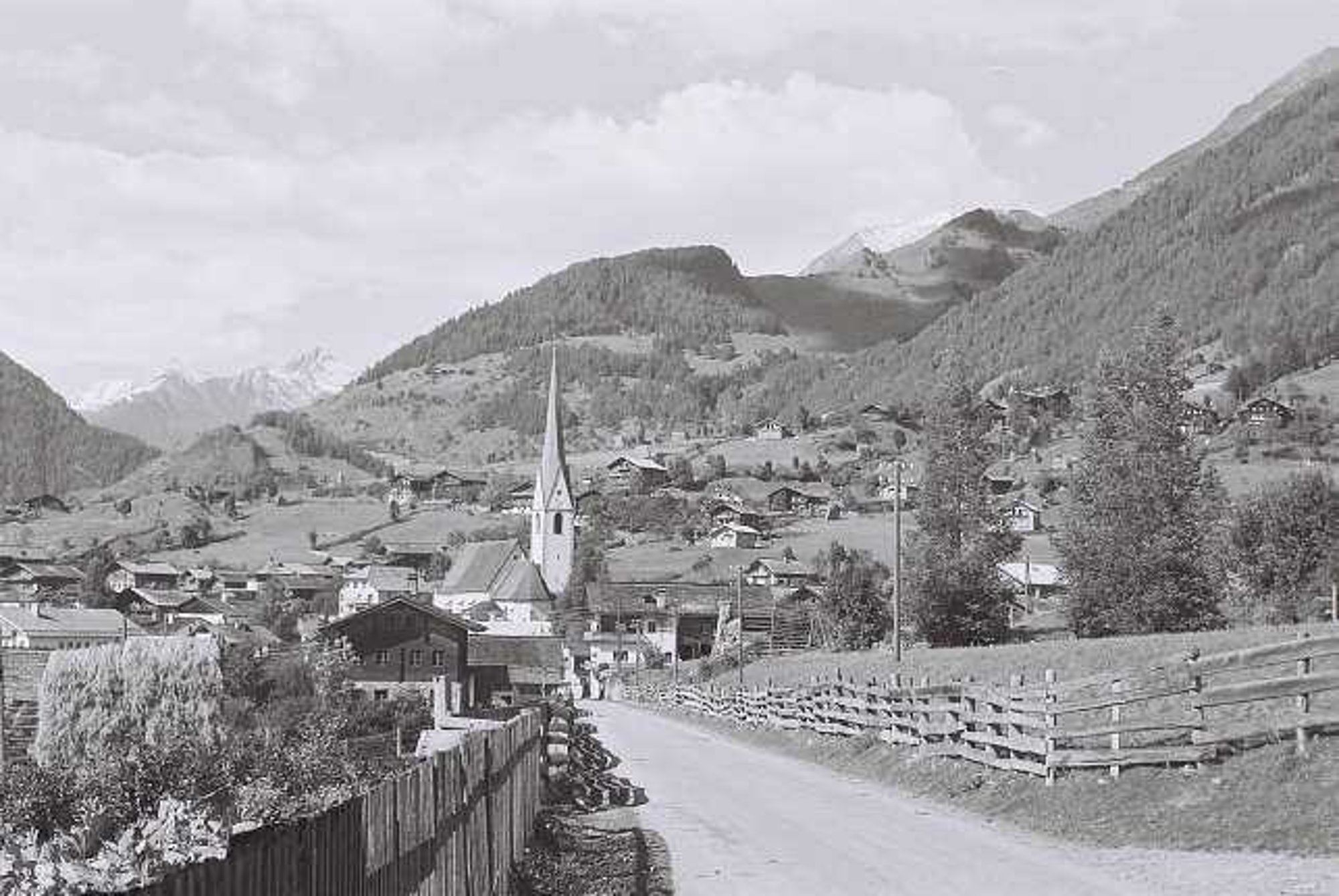 Gasthof Rose in Virgen – historische Aufnahme