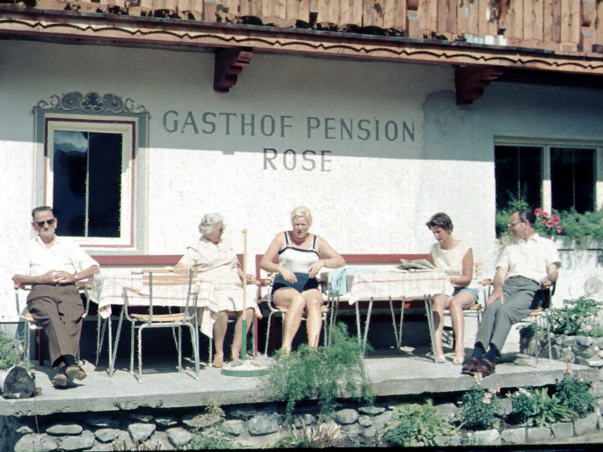 Gasthof Rose in Virgen – historische Aufnahme