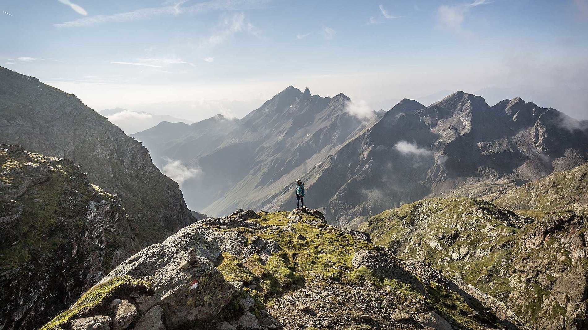 Hiking in East Tyrol near Virgen