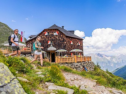 Hiking in East Tyrol near Virgen