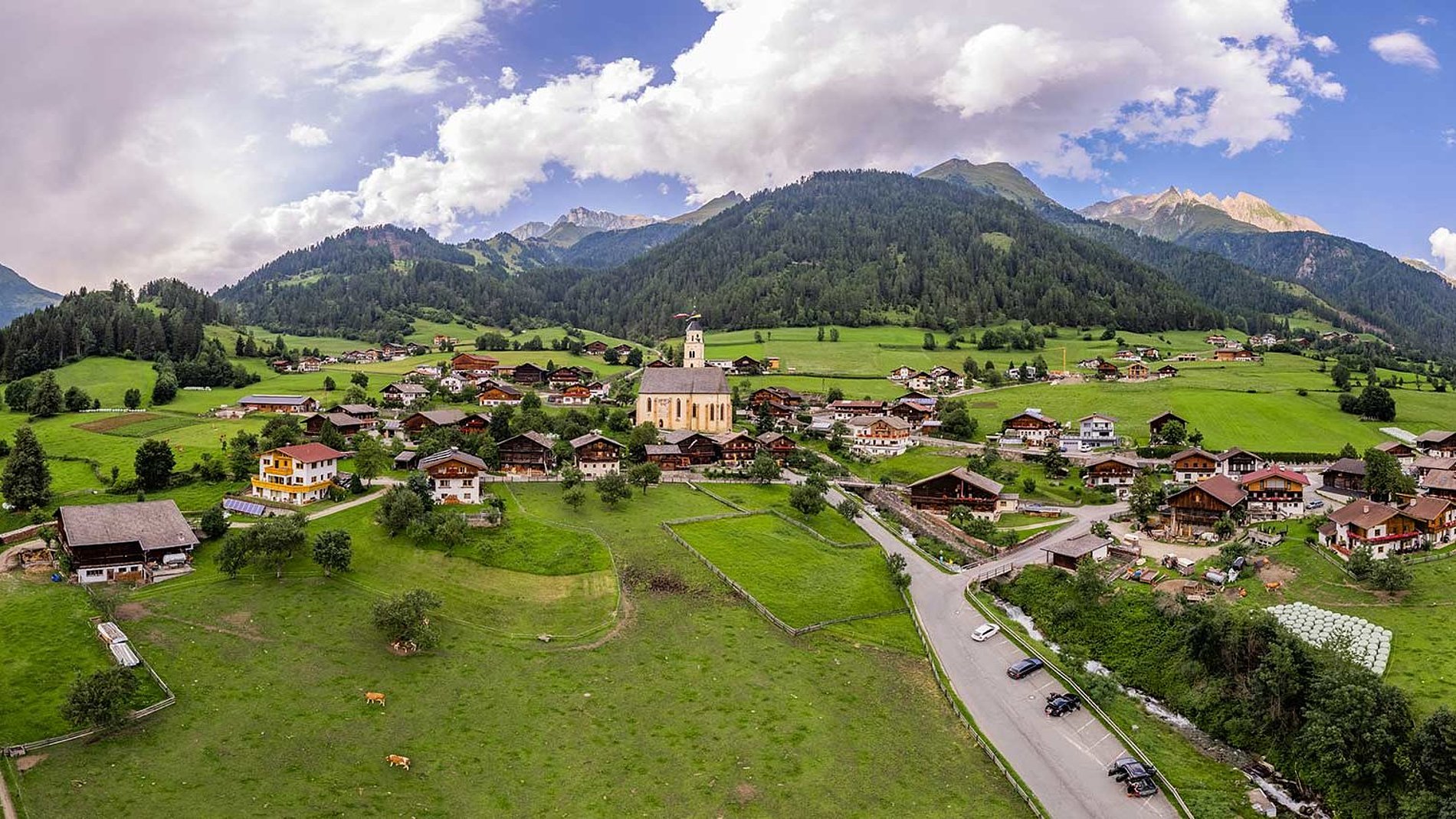 Hiking in East Tyrol near Virgen