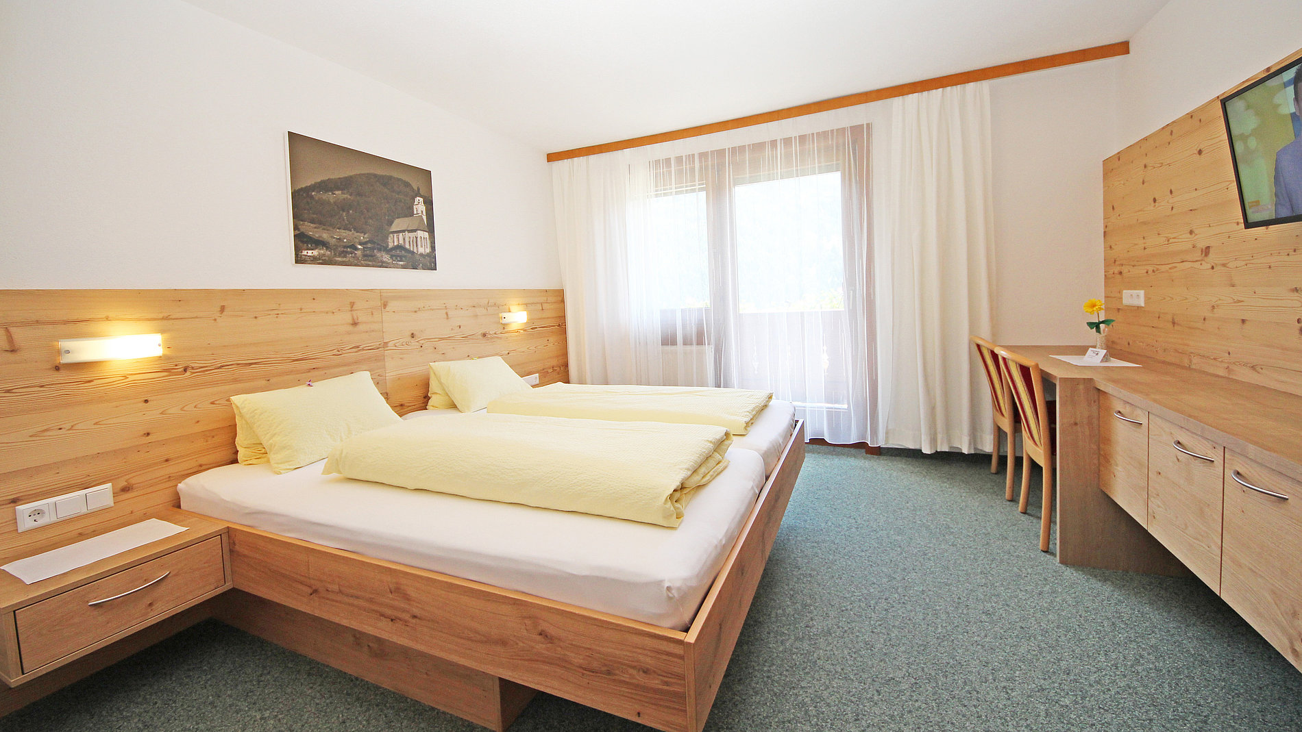 Komfortzimmer im Gasthof Rose in Virgen, Osttirol