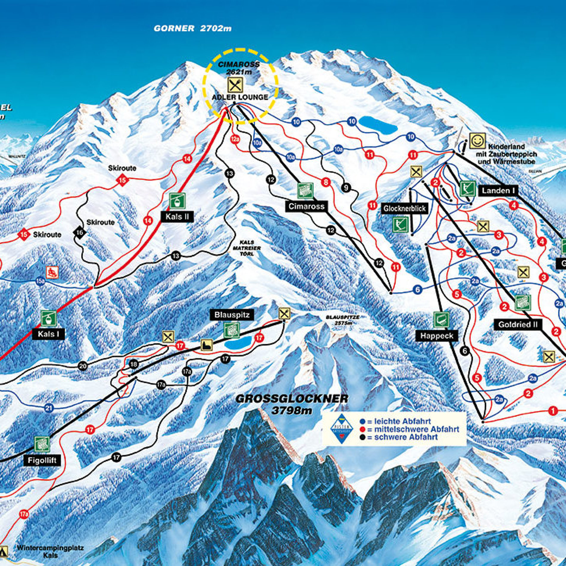 skikarte, Osttirol