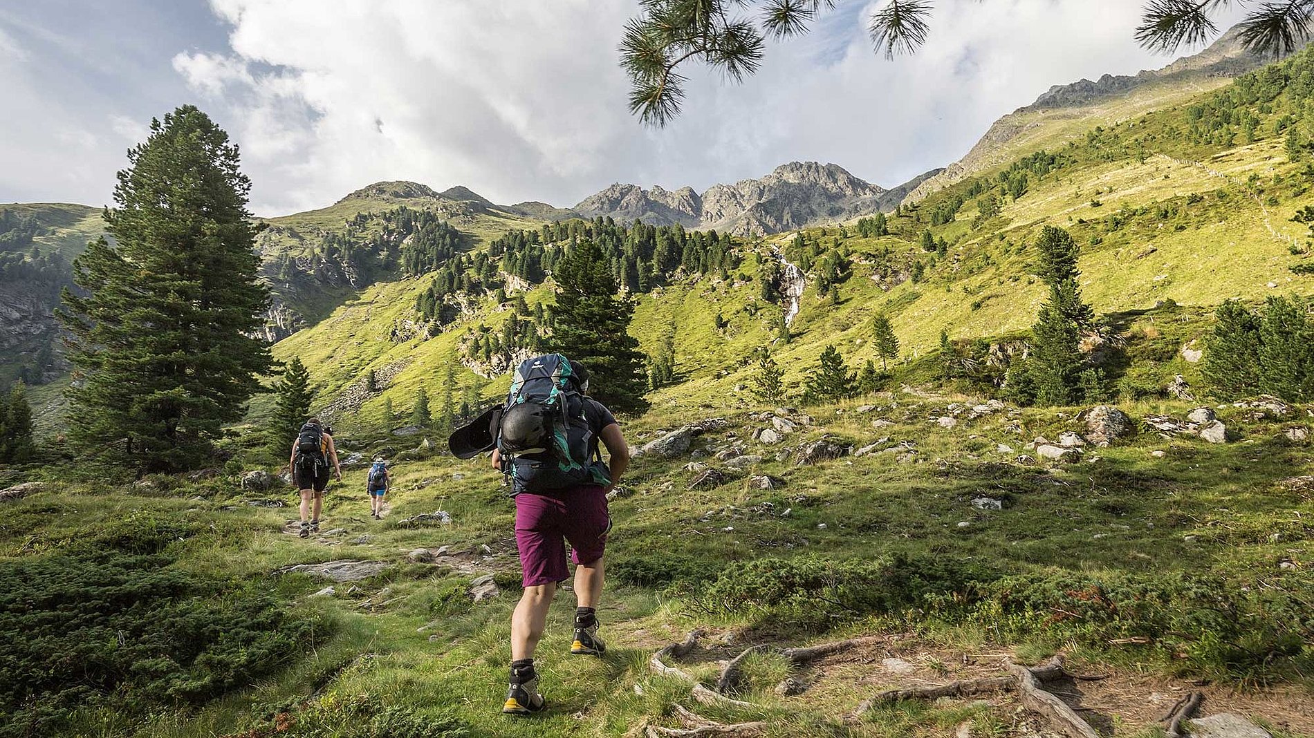 Hiking in East Tyrol near Virgen