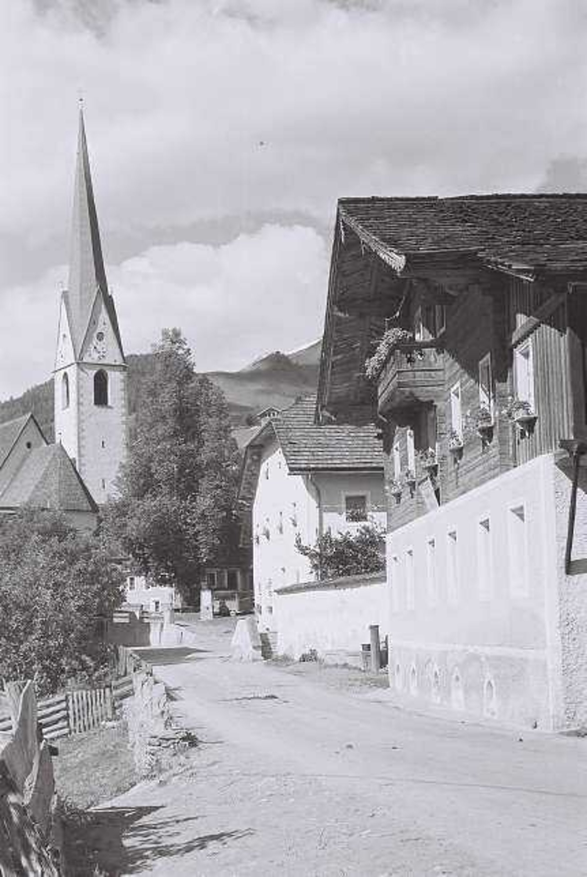 Gasthof Rose in Virgen – historische Aufnahme